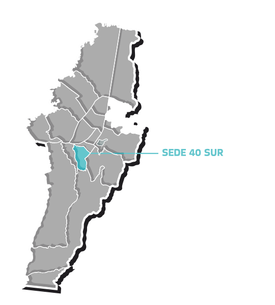 Mapa Sede 40 Sur